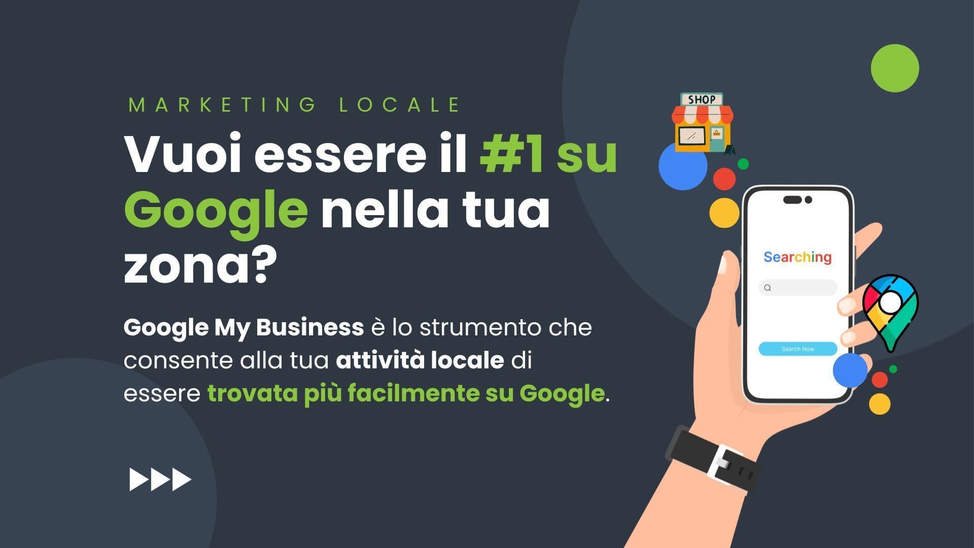 Vuoi essere il #1 su Google nella tua zona?