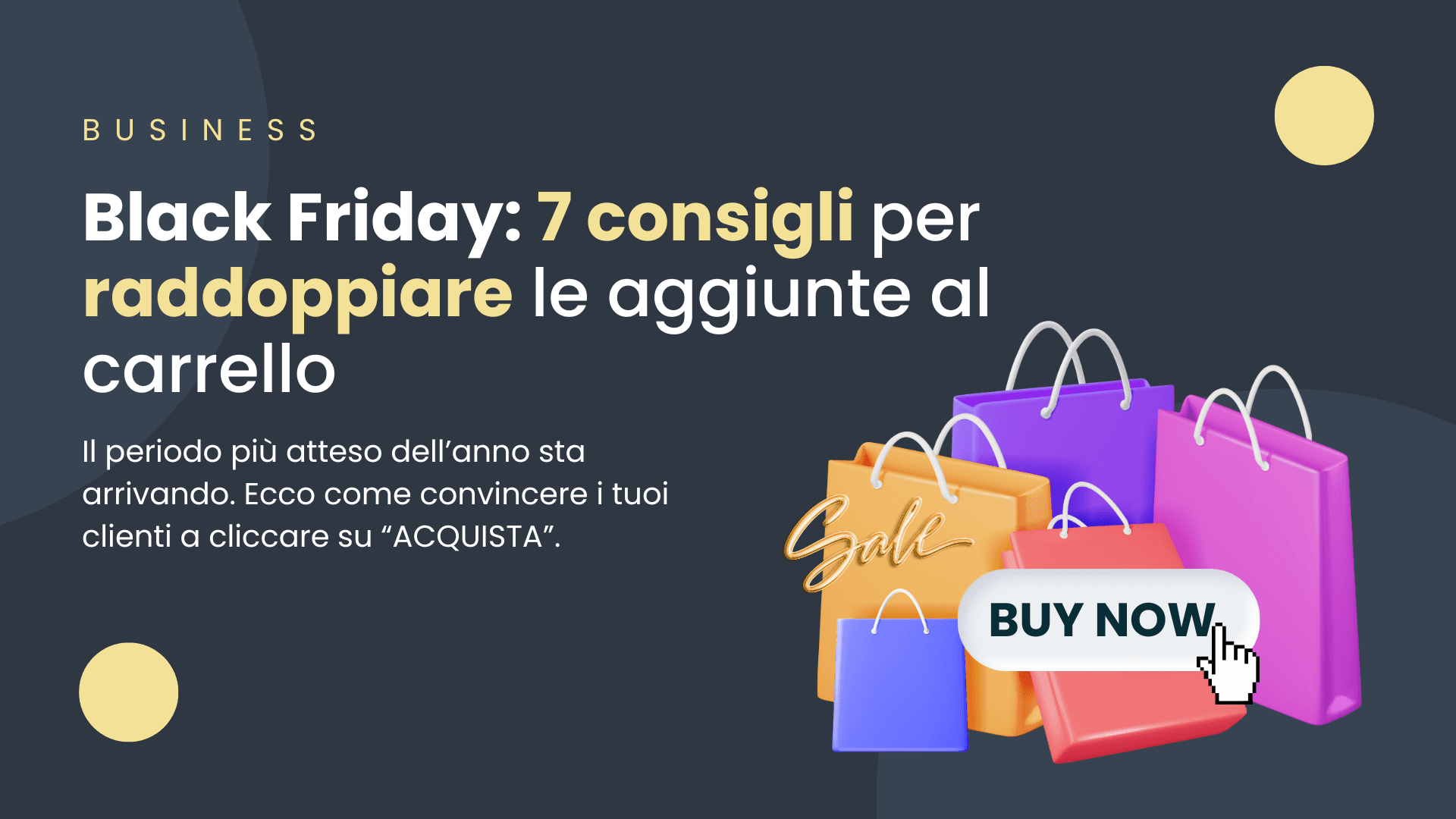 Black Friday: 7 consigli per raddoppiare le aggiunte al carrello