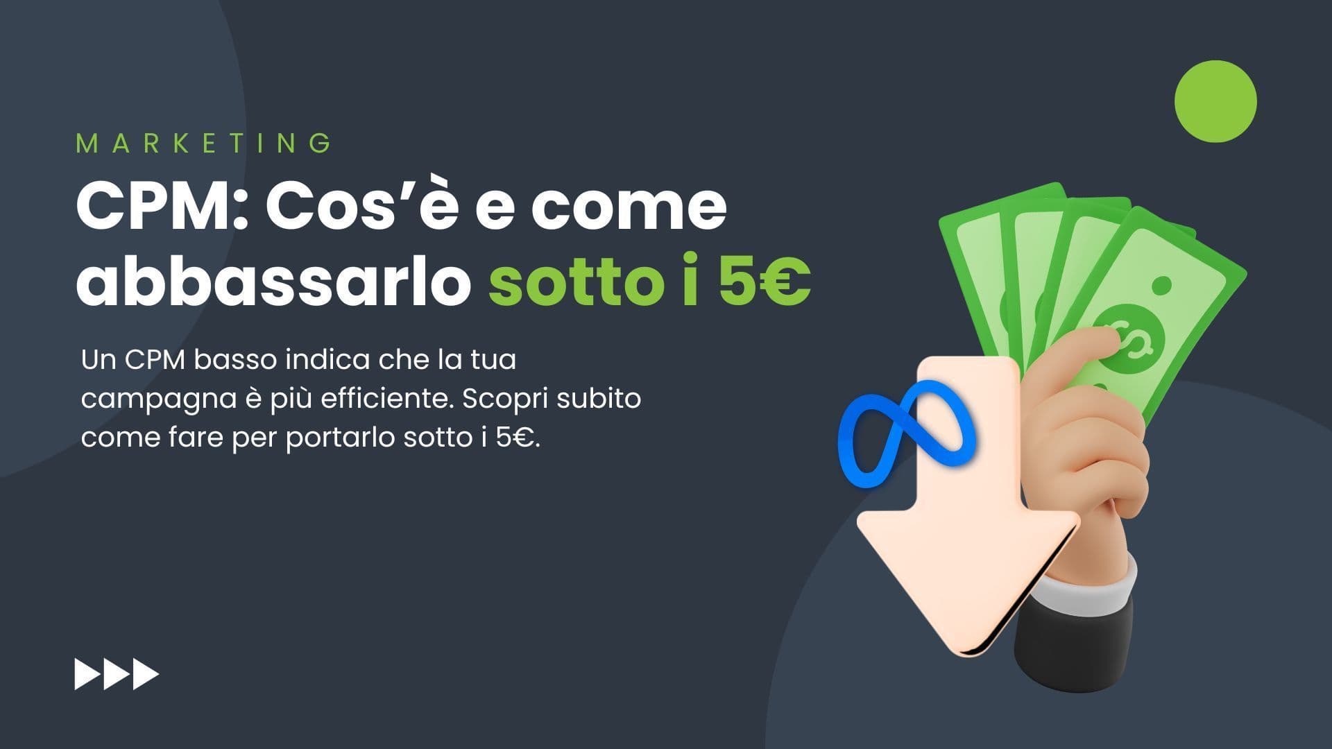 CPM: Cos’è e come abbassarlo sotto i 5€