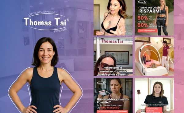 Creatività social e video dei centri Thomas Tai