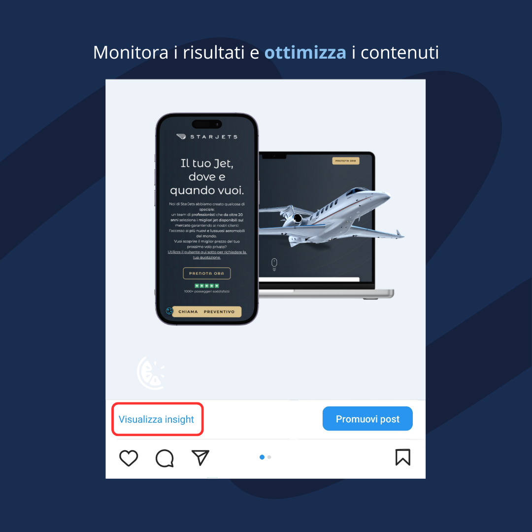 Monitora i risultati e ottimizza i contenuti